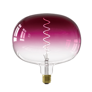 Giant LED Filament Feature Bulb in Gradient Pink