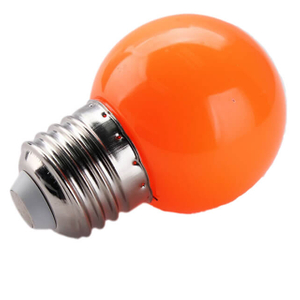 G45 Mini LED Colored Light Bulb Orange Christmas Party Bulb